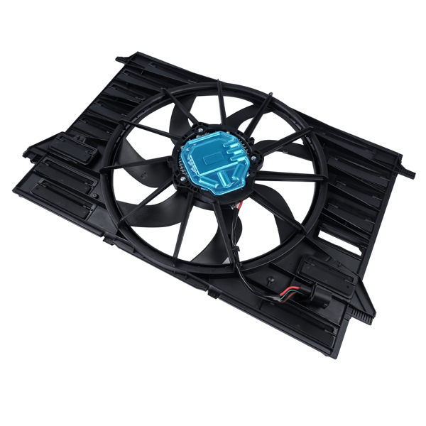 Radiator Cooling Fan Assembly for 2017-2019 Audi A4 allroad A5 Quattro S4 S5 2.0L 8W0959455C 8W0121207B