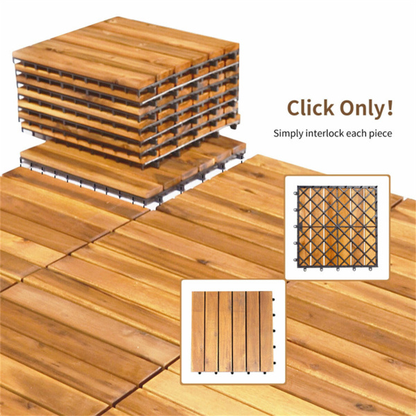 27 multifunctional outdoor floor tiles, 12