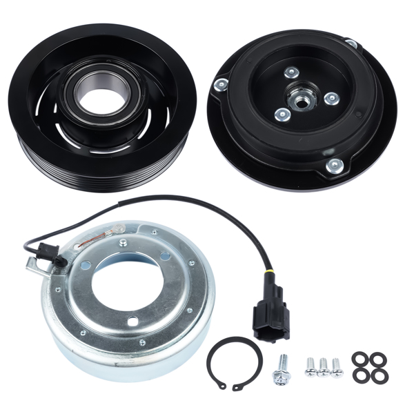 A/C Compressor Clutch Kit for Nissan Altima Base, S, SL 2.5L L4 2002-2006 Sedan 926008J03B 926008J01A 926008J022
