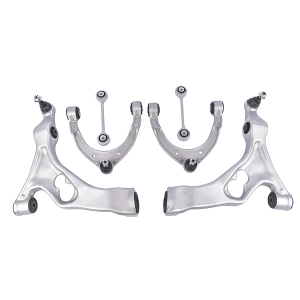 6x Front Control Arm w/Ball Joint Sway Bar Link for VW Touareg 11-17 7P0407021