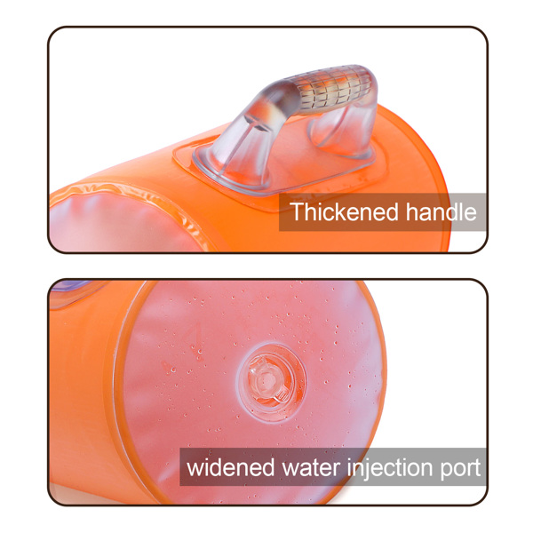 水哑铃套装，可调节重量哑铃，便携式训练器材，20磅/对，可折叠健身配件，举重水袋，适用于力量训练、塑形和肌肉锻炼-7