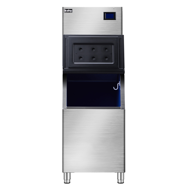 美规 BT-400主机 120V 600W 400lbs/181kg/24h 制冰机 银色 不锈钢 液晶显示屏/12*13铜冰格 商用-2