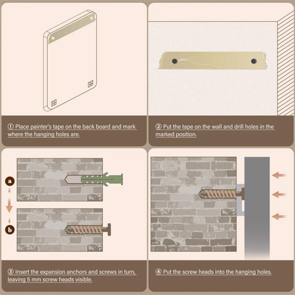 黑色浴室墙镜，适用于40英寸×32英寸矩形梳妆镜，带圆角，适用于卧室无缝防锈聚合物涂层防碎玻璃（水平/垂直）【周末不发货，TK/TEMU订单仅支持自提】-6