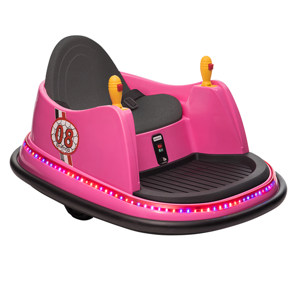  【Same code 65817206】6V 7A.h Bumper Car Pink