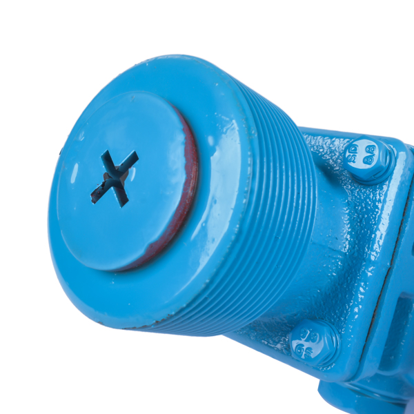 High Flow DC Fuel Pump 12 Volt with Automatic Nozzle for Gasoline Kerosene-Blue 