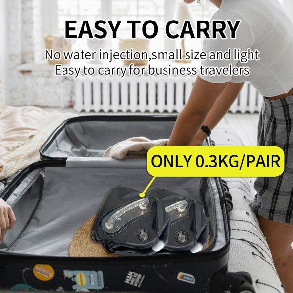 水壶铃，水壶铃训练套装，便携式旅行壶铃，10磅/个软壶铃，适用于健身、核心训练和肌肉训练-6