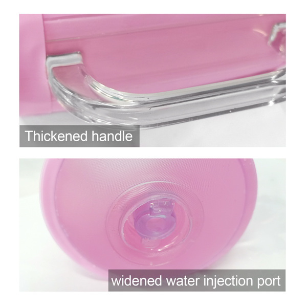 水哑铃一对，可折叠旅行哑铃，10磅健身女士哑铃套装，便携式训练器材，适用于核心训练、塑形、俯卧撑-3