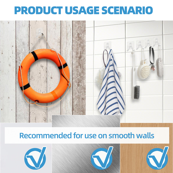 Stainless steel double-hung hooks for multi-functional use in bathroom entrance, living room and other areas