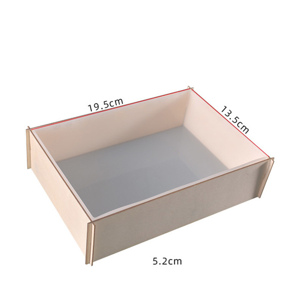 DIY Epoxy Resin Silicone Mold Large Rectangle Mold With Frame For Resin, Flower Specimen Silicone Mold