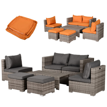 8 Pieces Patio Furniture Set