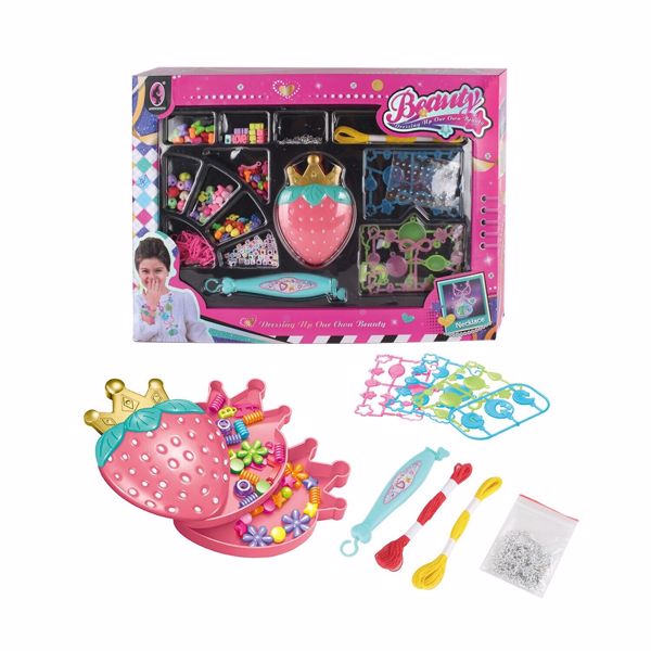 Children's Bracelet Making Kit, Beaded Rope DIY, Children's Hand Knitting Beading Games, Craft Rope Making Tools, Children's Game Activity Sets .Logistics is randomly sent by UPS/USPS/FEDEX.