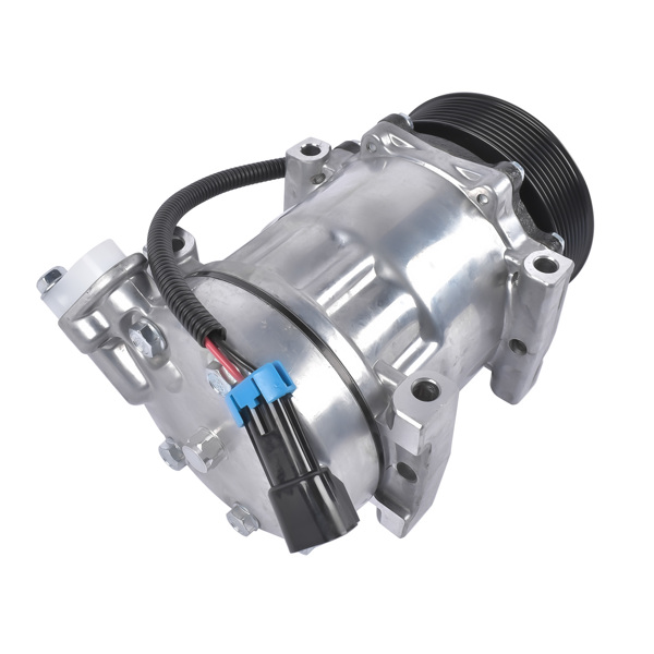 汽车空调压缩机 AC Compressor 8 Grooves 12V for International Truck 3808548C1 3808548C2 3808548C3 SD7H15E-6