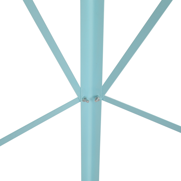 8FT Weather Resistant Yard Garden Windmill Blue