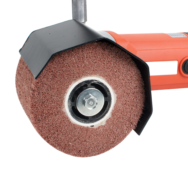 110V Burnishing Polishing Machine Polisher Handheld Sander with 2 Polishing Wheels