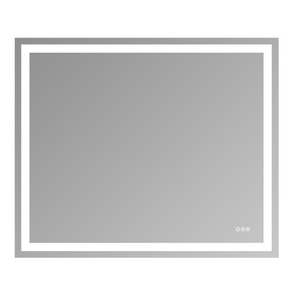 48x40“无框环保银镜双LED灯条前后照明【周末不发货，TK/TEMU订单仅支持自提】-1