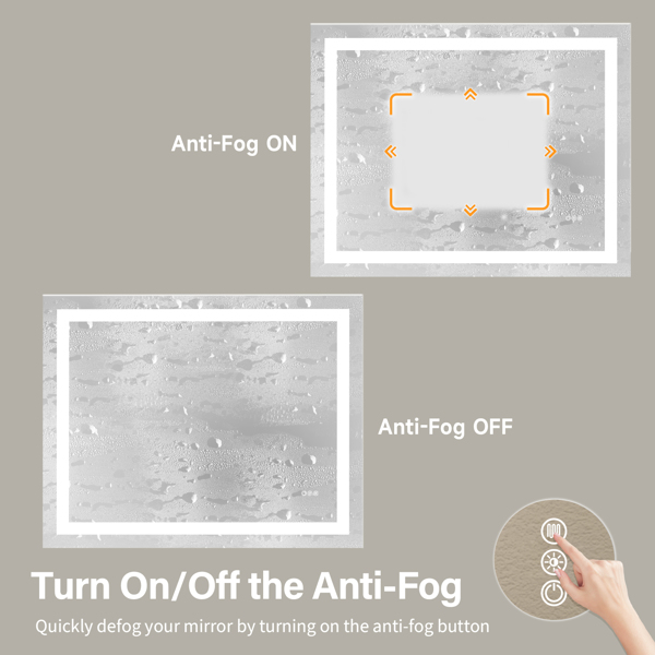 48x40“无框环保银镜双LED灯条前后照明【周末不发货，TK/TEMU订单仅支持自提】-3