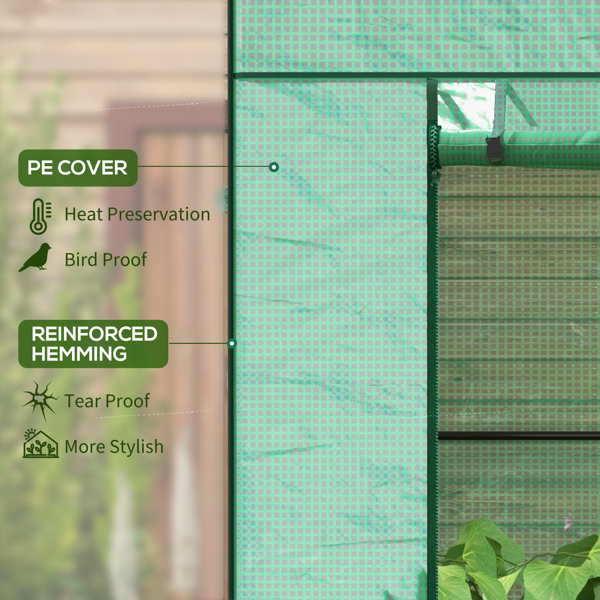 Mini Walk-in Greenhouse ( Amazon Shipping)（Prohibited by WalMart）