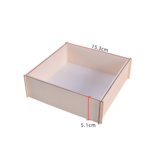 DIY Epoxy Resin Silicone Mold Large Square Mold With Frame For Resin, Flower Specimen Silicone Mold