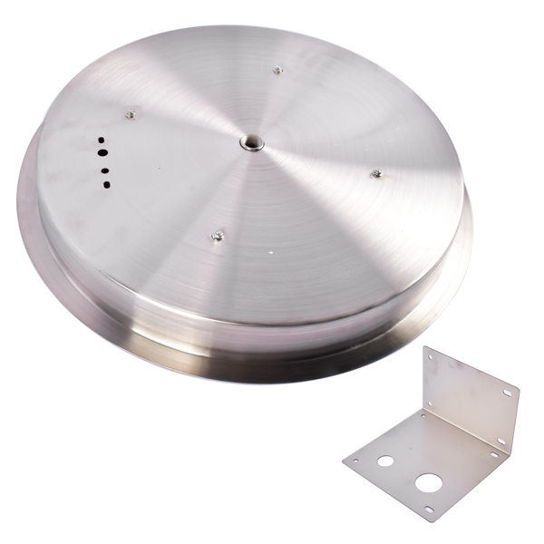 19-inch Recessed Fire Pit Pan Stainless Steel Fire Pit Burner Kit Round Indoor or Outdoor