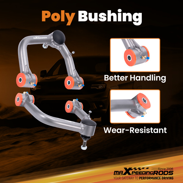 2 个 前上控制臂 2-4 英寸升降装置 适用于 Toyota FJ Cruiser 07-14 4Runner 03-24-5