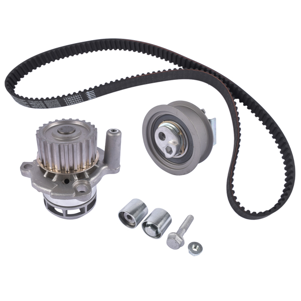 Water Pump Timing Belt Tensioner Kit for VW GTI Passat Audi A3 A4 2.0L 06F121011 06F198119A 06F198119B