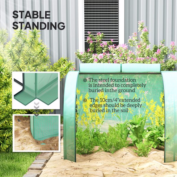 Mini Walk-in Greenhouse ( Amazon Shipping)（Prohibited by WalMart）