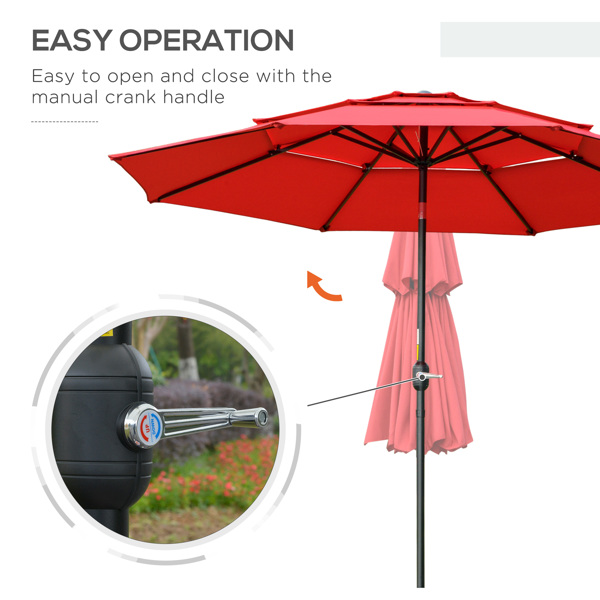 Outdoor beach umbrella/Sun Umbrella  Prohibited by WalMart）