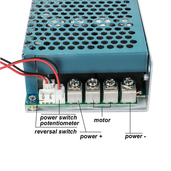 10-50V 100A 5000W Reversible DC Motor Speed Controller PWM Control Soft Start