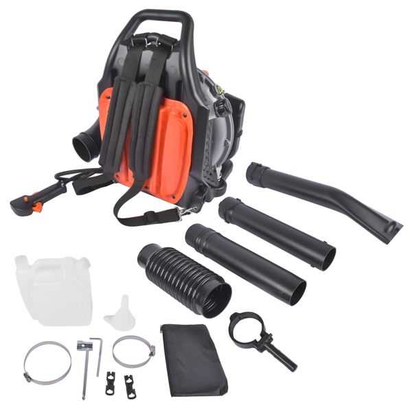 63CC 2 Stroke Backpack Gas Powered Leaf Blower 6800r/min Grass Lawn Blower 1.8L