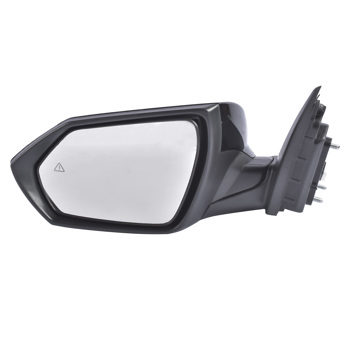 Left Power Door Mirror w/ Bind Spot Detection Manual Folding for Hyundai Elantra 2021-2023 87610AA220 87610AB060