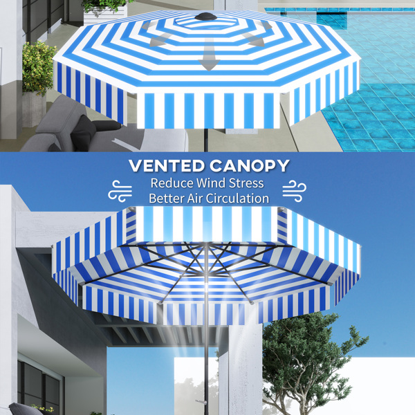 Outdoor beach umbrella/Sun Umbrella  Prohibited by WalMart）