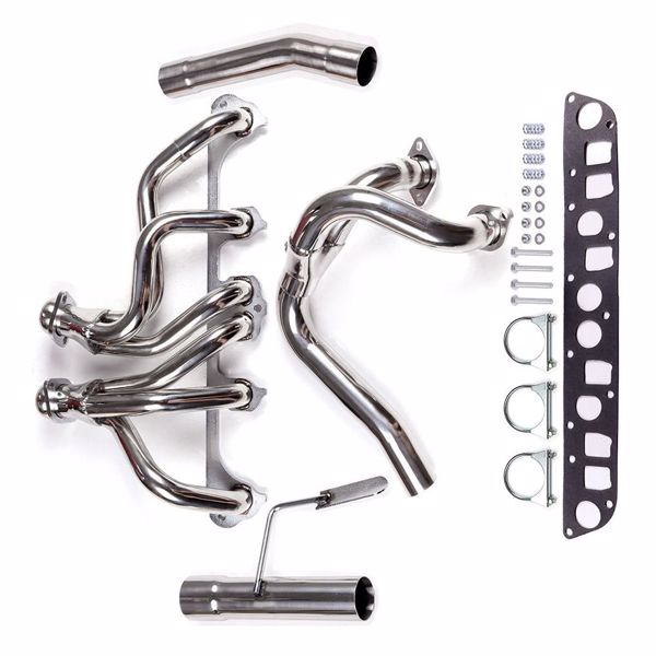 排气管 Fit For 1991-1999 Jeep Cherokee 4.0L Exhaust Manifold Racing Header（禁售亚马逊 & TEMU）(不支持无理由退货)-3