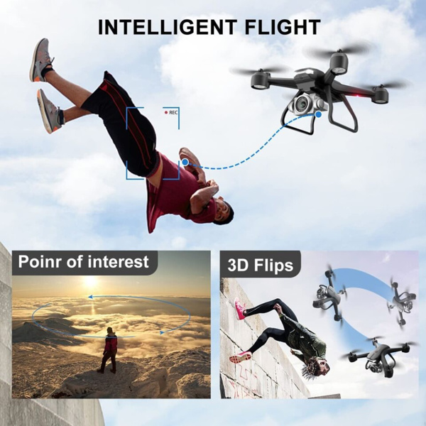 4DRC V14 Professional Drone 6K HD Dual Camera Wifi FPV Portable RC Quadcopter 2 BATTERY,Drones suitable for adults/beginners.Logistics is randomly sent by UPS/USPS/.