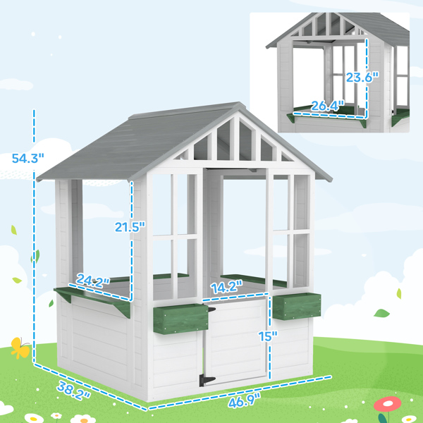 儿童木制游戏屋、儿童屋 （ Amazon Shipping）（WalMart禁售）（周末不发货）-3