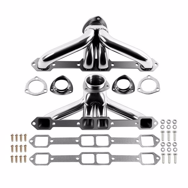 76-78 Dodge B200 B300 Ramcharger Plymouth PB200 PB300 Trailduster 6.6L Exhaust Manifold Header（Amazon & Temu Ban Sale）(No support for returns without reason)