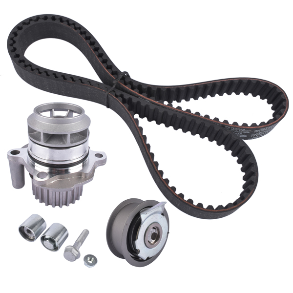 Water Pump Timing Belt Tensioner Kit for VW GTI Passat Audi A3 A4 2.0L 06F121011 06F198119A 06F198119B