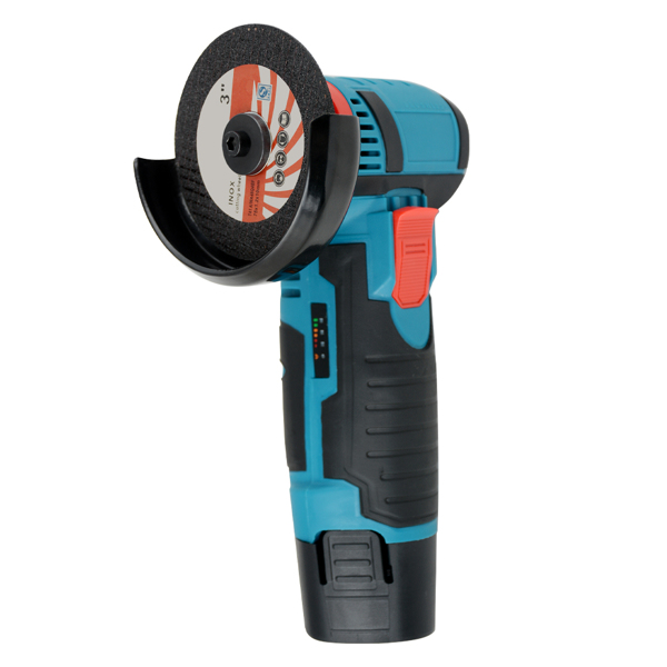 Mini Cordless Brushless Angle Grinder Cutting Tool with Battery Charger