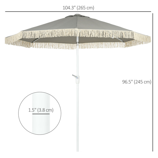 Outdoor beach umbrella/Sun Umbrella  Prohibited by WalMart）