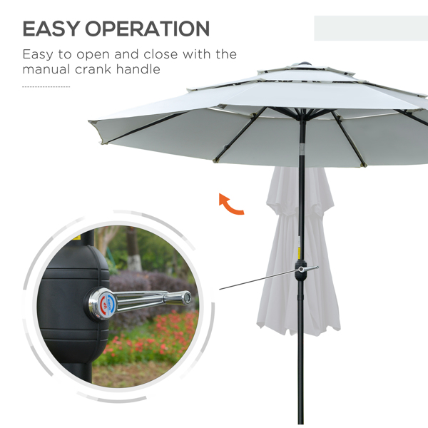 Outdoor beach umbrella/Sun Umbrella  Prohibited by WalMart）
