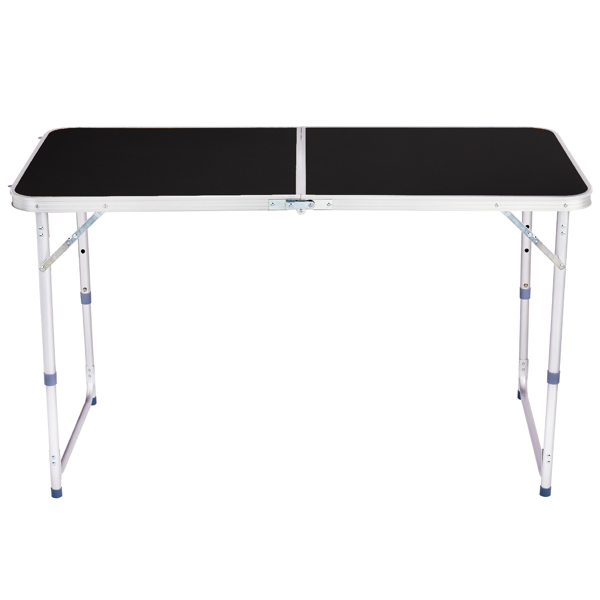 4Ft Portable Multipurpose Folding Table black