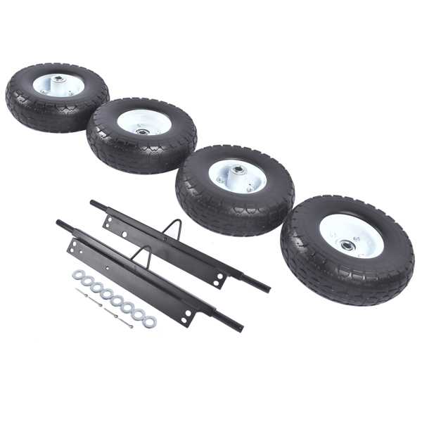 All Terrain Solid Never Flat Tires Wheel Kit for Honda Generator EU3000is 06423-ZS9-020AH
