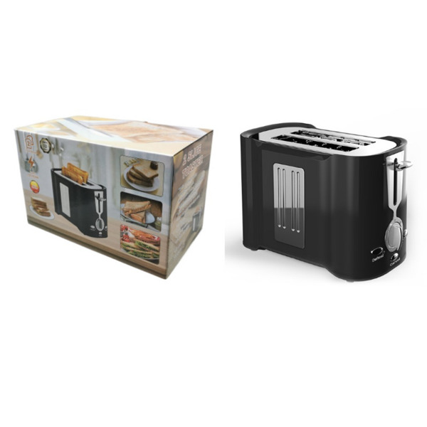 2 Slice Toaster, Quick & Even Results Every Time, Wide Slots Fit Any Size Bread Drop-Down Crumb Tray for Easy Clean Up, Stainless Steel