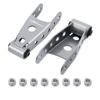 Rear 2\\"-3\\" Drop Shackles Lowering Kit for Chevrolet Silverado Sierra 1500 88-18
