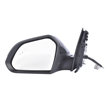 Front Left Mirror w/ In-housing Signal Light for Hyundai Sonata 1.6L 2.0L 2.4L l4 GAS 2018-2019 Non-Heated