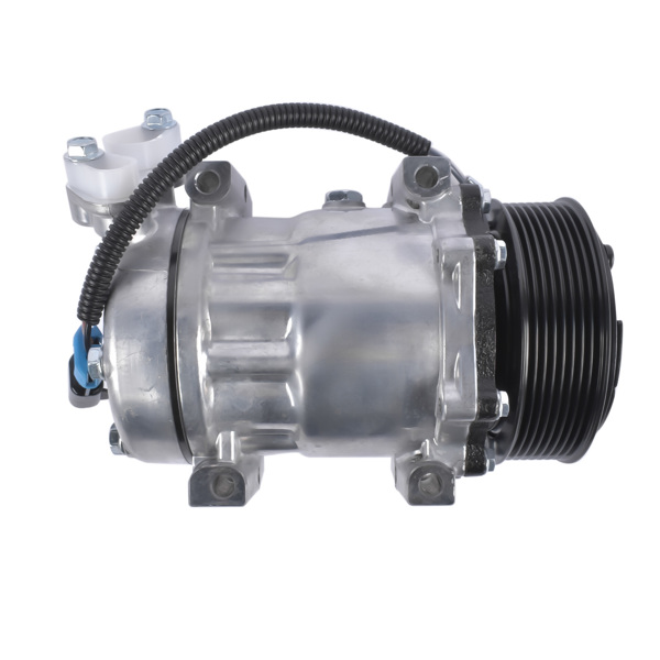 汽车空调压缩机 AC Compressor 8 Grooves 12V for International Truck 3808548C1 3808548C2 3808548C3 SD7H15E-4