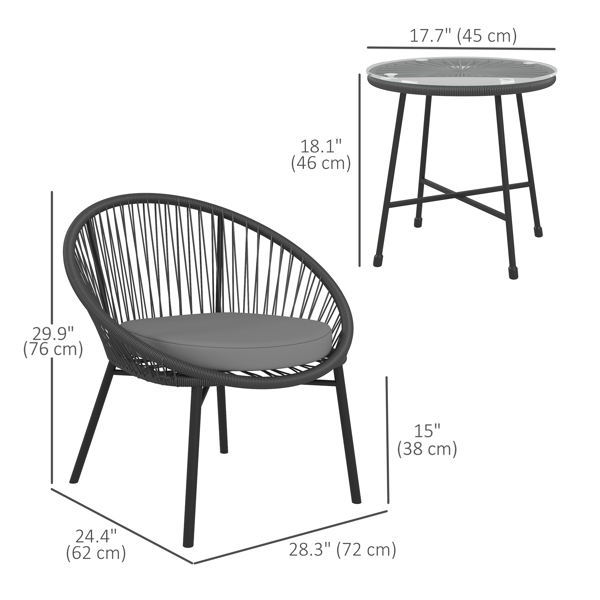 花园椅 /摇摇椅（周末不发货）（ Amazon Shipping）（WalMart禁售）-3