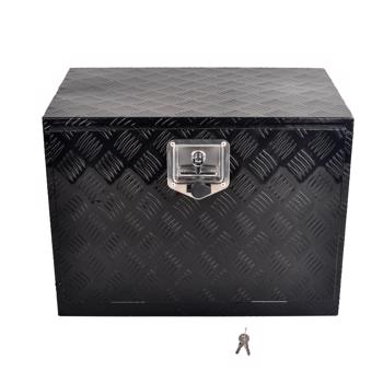 24\\'\\'Black Aluminum Tool Storage Box for Pickup Truck Bed + Lock MT018006（Amazon & Temu Ban Sale）(No support for returns without reason)