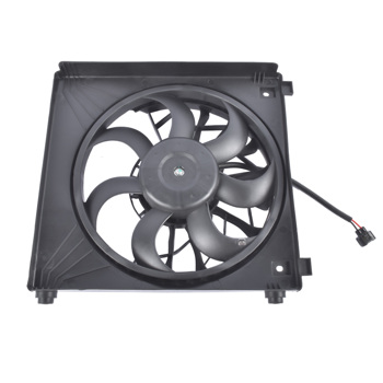 Left Side Radiator Cooling Fan Assembly w/ Shroud for Tesla Model S 2012-2020 6007352-00-F 6007614-00-D