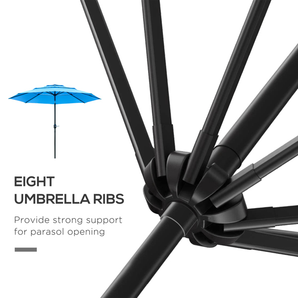 Outdoor beach umbrella/Sun Umbrella  Prohibited by WalMart）