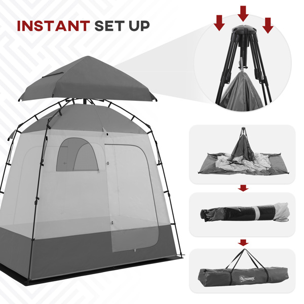 Pop Up Shower Tent  ( Amazon Shipping)（Prohibited by WalMart）